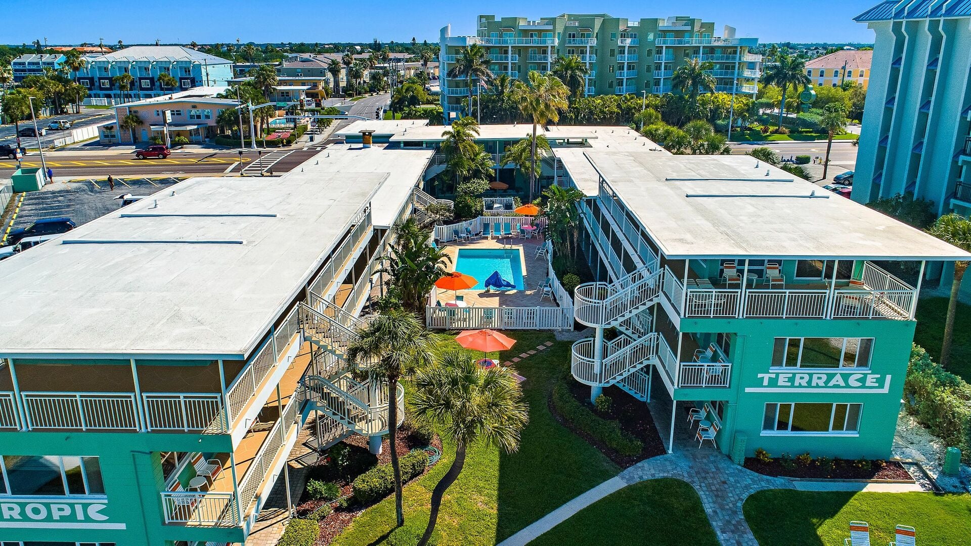 Tropic Terrace aerial view